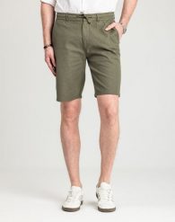 Męskie Spodenki Marcus Brad Shorts Beetle Green 19-200239-5097, M. Zielone szorty męskie MARCUS, na lato, bez wzorów, z bawełny, casualowe. Za 119.99 zł.