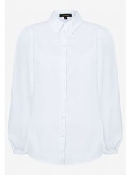 More & More Koszula w kolorze białym rozmiar: 34. Białe koszule damskie MORE & MORE, bez wzorów, bez kołnierzyka, bez ramiączek. Za 105.14 zł.