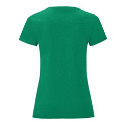Koszulka Damska Iconic 150. Zielone bluzki damskie Fruit of the Loom, xs, bez wzorów, sportowe, bez kołnierzyka, bez ramiączek. Za 28.99 zł.