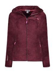 ANAPURNA Kurtka polarowa "Uternel" w kolorze ciemnoczerwonym rozmiar: L. Czerwone kurtki damskie ANAPURNA, l, bez wzorów, z polaru, bez kaptura. Za 148.26 zł.