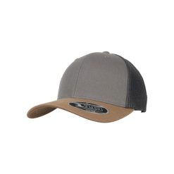 Czapka Flexfit 110 Trucker. Szare czapki męskie FLEXFIT, bez wzorów, sportowe. Za 89.55 zł.