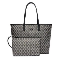 Torebka Guess. Czarne torebki klasyczne damskie Guess, z aplikacjami, bez dodatków. Za 389.99 zł.