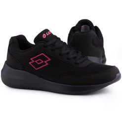 Buty damskie sportowe do biegania Lotto CONNECT OC. Czarne obuwie do biegania damskie Lotto. Za 129.00 zł.