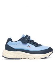 Tommy Hilfiger Sneakersy Low Cut Lace-Up/Velcro Sneaker T1X9-35260-1844 S Niebieski. Niebieskie buty sportowe chłopięce Tommy Hilfiger, z materiału, bez zapięcia. Za 349.99 zł.