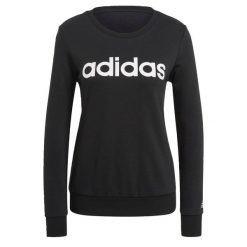 Bluza Essentials Logo Rozmiar XS Czarny - GL0718. Białe bluzy bez kaptura damskie Adidas, xs. Za 182.00 zł.