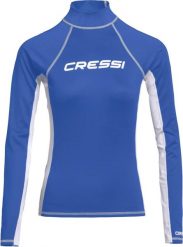 Cressi Koszulka Rashguard Long damska. Niebieskie t-shirty damskie CRESSI, s, bez wzorów, z poliamidu, bez kołnierzyka. Za 197.00 zł.