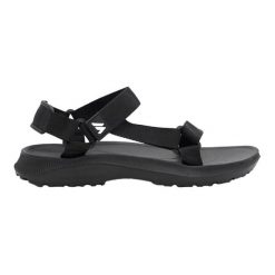 Sandały Męskie Moretti. Czarne sandały męskie MARTES ESSENTIALS, z materiału, z otwartym noskiem, bez zapięcia. Za 64.99 zł.