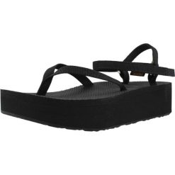 Sandały TEVA W FLATFORM SLIM Czarny. Czarne sandały damskie Teva, bez wzorów, z tkaniny, bez obcasa. Za 281.99 zł.