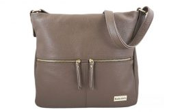 Shopperka skórzana BARBERINI'S c. beżowa 983-9. Brązowe shopper bag damskie Barberinis, bez wzorów, ze skóry, na ramię, duże, bez dodatków. Za 194.99 zł.
