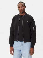 HUGO Bluza Dargenzip 50542590 Czarny Oversize. Czarne bluzy bez kaptura męskie Hugo, m, z bawełny. Za 579.99 zł.