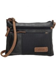 Beagles Torebka "Brunete" w kolorze czarnym - 24 x 16 x 4 cm rozmiar: onesize. Czarne torebki klasyczne damskie Beagles, bez wzorów, z materiału, bez dodatków. Za 73.99 zł.