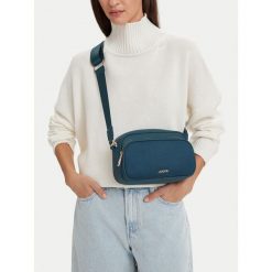 Torebka Lasocki. Niebieskie listonoszki damskie Lasocki, bez wzorów, bez dodatków. Za 189.99 zł.