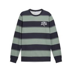Męska bluza PUMA Class w paski PUMA Green Moon. Zielone bluzy bez kaptura męskie Puma, m, z gumy. W wyprzedaży za 194.00 zł.