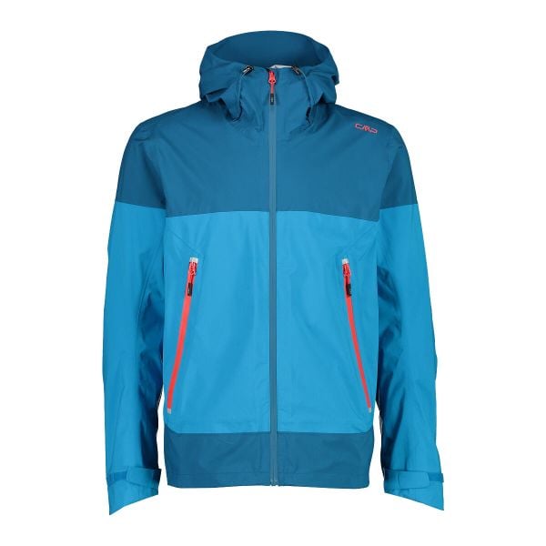 Bardzo lekka kurtka z kapturem typu shell CMP. Niebieskie kurtki męskie CMP, xl, bez wzorów, z materiału, z kapturem. Za 522.00 zł.
