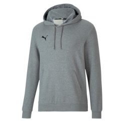 Bluza treningowa męska Puma teamGOAL 23 Causals Hoody. Szare bluzy sportowe męskie Puma, bez wzorów, z bawełny, bez kołnierzyka, bez ramiączek. Za 153.99 zł.