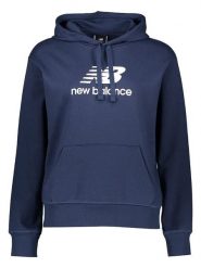 New Balance Bluza "Essentials" w kolorze granatowym rozmiar: S. Niebieskie bluzy z kapturem damskie New Balance, s, z bawełny. Za 152.62 zł.