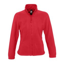 Damska Bluza Polarowa North Fleece Jacket. Czerwone bluzy bez kaptura damskie SOL'S, s, z polaru. Za 110.99 zł.