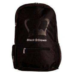 Czarny plecak Crown Focus 2026. Czarne plecaki męskie BLACK CROWN, bez wzorów, z materiału. Za 195.99 zł.