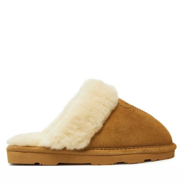 Kapcie Bearpaw. Brązowe kapcie damskie Bearpaw. Za 209.99 zł.