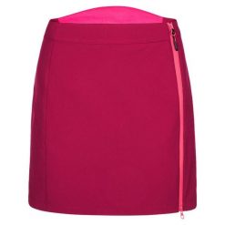 Damska ocieplana spódnica Loap Urkiss w kolorze różowym. Czerwone spódniczki damskie LOOP, na zimę, bez wzorów, z podwyższonym stanem. Za 187.99 zł.