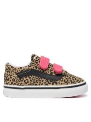 Vans Tenisówki Old Skool V VN000VB2HO81 Brązowy. Brązowe buty sportowe dziewczęce Vans, bez wzorów, z materiału, bez zapięcia. Za 219.99 zł.