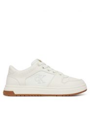 Calvin Klein Jeans Sneakersy Low Cut Lace-Up Sneaker V3X9-82093-1697 Biały. Białe buty sportowe chłopięce Calvin Klein Jeans, z jeansu, bez zapięcia. Za 269.99 zł.