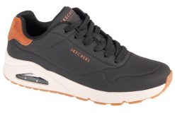 Buty sportowe męskie Skechers Uno Suited On Air. Czarne buty sportowe na co dzień męskie Skechers, z materiału, bez zapięcia, trekkingowe. Za 279.99 zł.