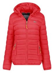 Geographical Norway Kurtka pikowana "Atikolor" w kolorze czerwonym rozmiar: 3XL. Czerwone kurtki damskie Geographical Norway, xl, bez wzorów, bez kaptura. Za 143.90 zł.