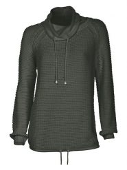 Heine Sweter w kolorze khaki rozmiar: 36/38. Brązowe golfy damskie Heine, bez wzorów, z bawełny, bez ramiączek. Za 74.63 zł.