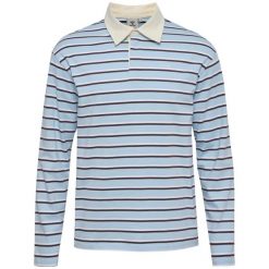 Koszulka polo z długim rękawem Hummel I-D. Niebieskie koszulki polo męskie HUMMEL, xl, bez wzorów, z tkaniny, bez ramiączek. Za 256.50 zł.