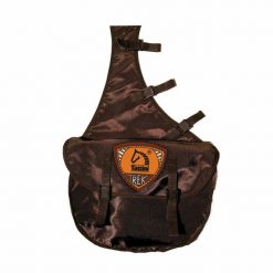 Torba jeździecka dla konia z tkaniny cordura + wiązania Tattini. Brązowe torebki klasyczne damskie TATTINI, bez wzorów, z nylonu, bez dodatków. Za 326.50 zł.