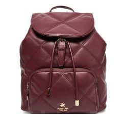 Plecak Beverly Hills Polo Club. Czerwone plecaki damskie Beverly Hills Polo Club, bez wzorów. Za 279.99 zł.