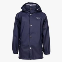 Kurtka przeciwdeszczowa turystyka junior Swedemount Väderöarna Coat wodoodporna. Niebieskie kurtki damskie SWEDEMOUNT, m, bez wzorów, młodzieżowe, bez kaptura. Za 199.99 zł.