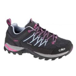 Damskie Buty Turystyczne Rigel Suede Low Cut. Czarne obuwie trekkingowe damskie CMP. Za 578.99 zł.