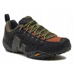 Buty trekkingowe na co dzień męskie MERRELL INTERCEPT VIBRAM skóra duży rozmiar. Czarne buty trekkingowe męskie MERRELL, ze skóry, bez zapięcia, trekkingowe. Za 599.00 zł.
