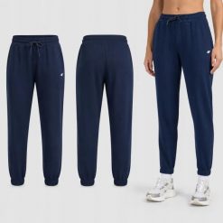 4F SPODNIE DAMSKIE DRESOWE JOGGERY SPORTOWE NIEBIESKIE. Niebieskie spodnie sportowe damskie 4f, m, z bawełny, na fitness i siłownię. Za 129.99 zł.