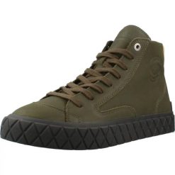 Buty PALLADIUM BOTAS PALLA ACE CHUKKA LTH Zielony. Zielone buty trekkingowe męskie Palladium, z tkaniny, bez zapięcia, trekkingowe. Za 435.99 zł.
