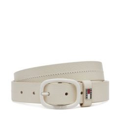 Pasek Damski Tommy Jeans. Białe paski damskie Tommy Jeans, bez wzorów, z jeansu. Za 109.99 zł.