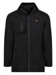 Geographical Norway Kurtka przejściowa "Bunto" w kolorze czarnym rozmiar: S. Czarne kurtki męskie Geographical Norway, s, bez wzorów, bez kaptura. Za 139.34 zł.