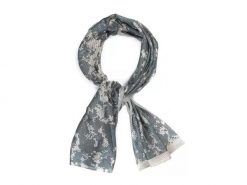 Szal maskujący z siatki MESH 155x48 cm. Brązowe szaliki męskie CAMOUFLAGE, bez wzorów, z materiału. Za 27.99 zł.