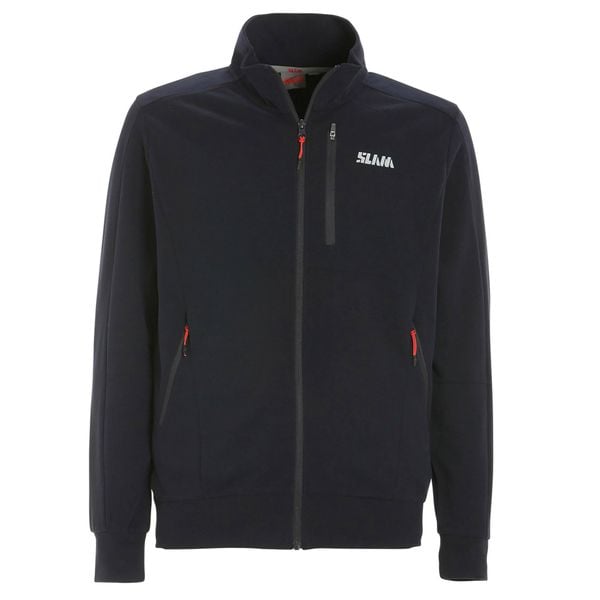 Sweter Slam Deck Fz Dorosłych. Niebieskie swetry męskie SLAM, m, bez wzorów, z bawełny, bez kołnierzyka. Za 496.60 zł.