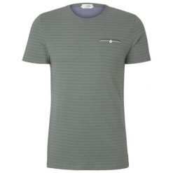 Koszulka turystyczna męska Tom Tailor Smart T-Shirt. Zielone t-shirty męskie Tom Tailor, m, bez wzorów, z bawełny, bez kołnierzyka. Za 54.05 zł.