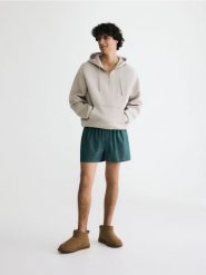 3 pack bokserek Loose - zielony. Zielone bokserki męskie Reserved, bez wzorów. Za 79.99 zł.