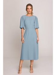 Stylove Sukienka w kolorze błękitnym rozmiar: M. Niebieskie sukienki damskie Stylove, m, bez wzorów, bez kołnierzyka, bez ramiączek, maxi. Za 329.42 zł.