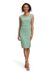 Vera Mont Sukienka w kolorze zielonym rozmiar: 42. Zielone sukienki damskie Vera Mont, bez wzorów, bez kołnierzyka, bez ramiączek, mini. Za 190.63 zł.