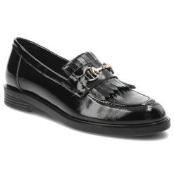 Czarne Mokasyny Armodo Eleganckie Obuwie Damskie. Czarne mokasyny damskie Armodo, z lakierowanej skóry. Za 359.00 zł.