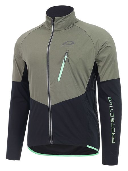 Protective Kurtka softshellowa ''Beat Street 2.0'' w kolorze czarno-oliwkowym rozmiar: XXL. Brązowe kurtki outdoor męskie Protective, xxl, bez wzorów, bez kaptura. Za 208.83 zł.