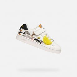 Buty GEOX J ECLYPER Biały. Białe buty fitness męskie Geox, na fitness i siłownię. Za 189.99 zł.