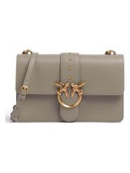 Pinko Torebka w kolorze szarym - 27 x 16 x 7 cm rozmiar: onesize. Szare torebki klasyczne damskie Pinko, bez wzorów, z materiału, bez dodatków. Za 790.67 zł.