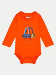 Coccodrillo Body dziecięce ZC4112101MBN Czerwony. Czerwone body niemowlęce COCCODRILLO, bez wzorów, z bawełny, bez ramiączek. Za 29.99 zł.